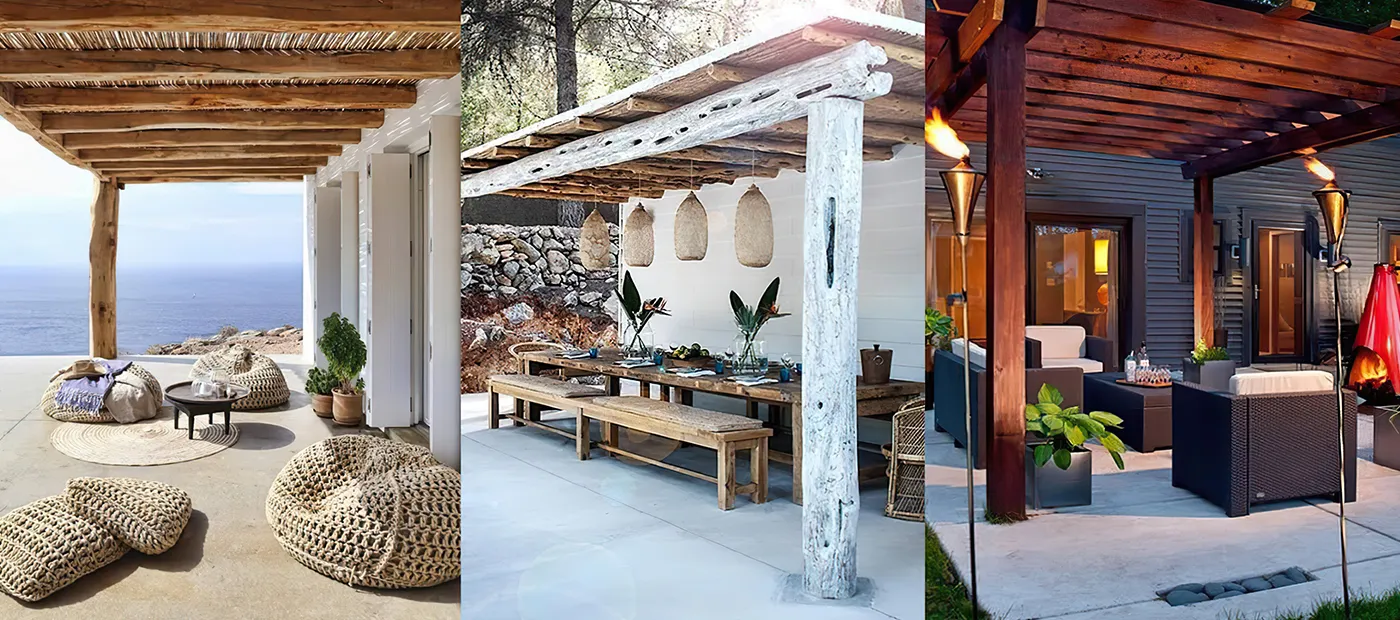 Découvrez comment ajouter une touche personnelle à votre pergola grâce à des éléments de décoration